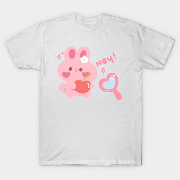 Hey bunny T-Shirt by Napbunny